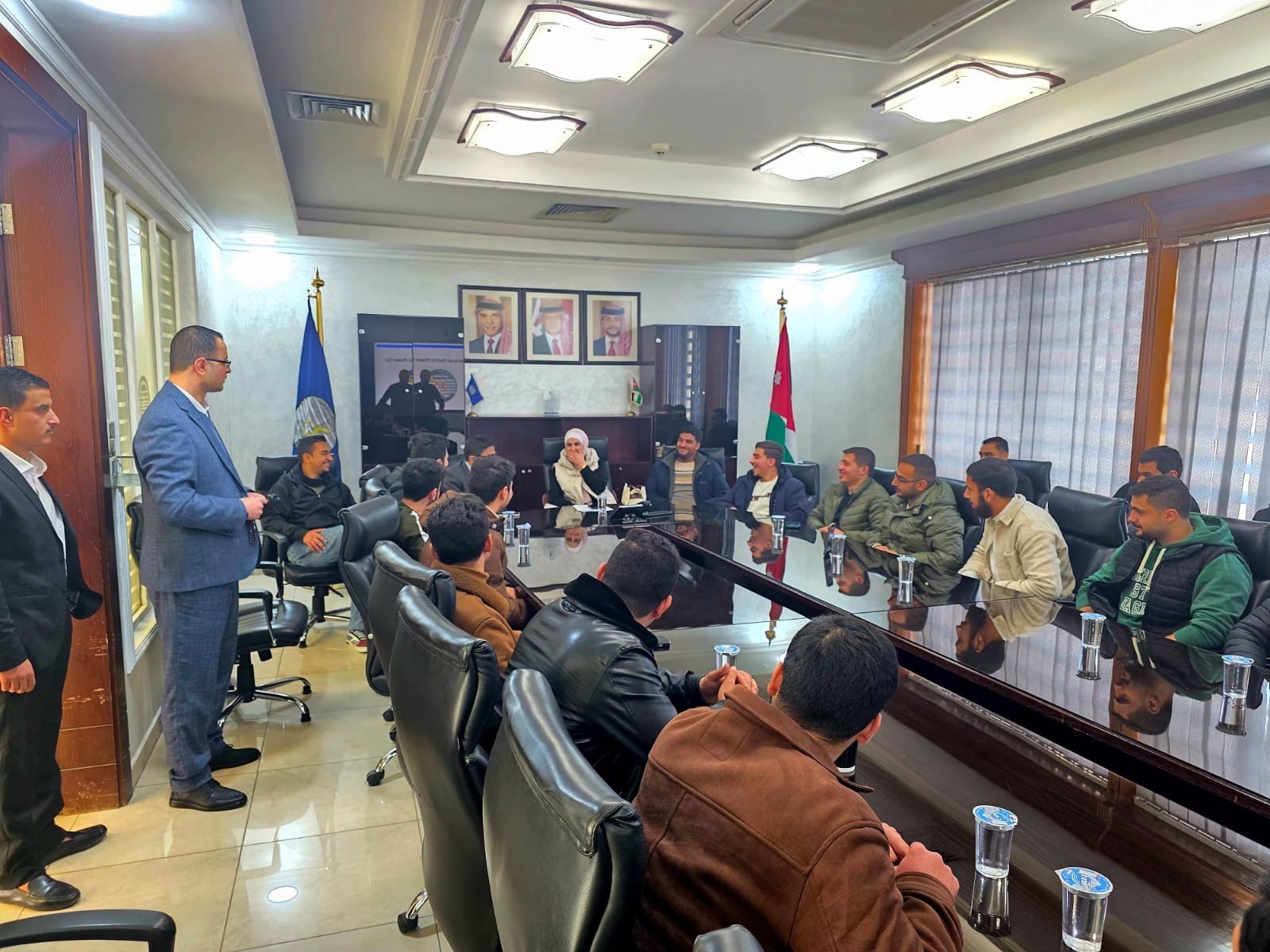 شركة الكهرباء الوطنية تستقبل طلبة جامعة البلقاء التطبيقية