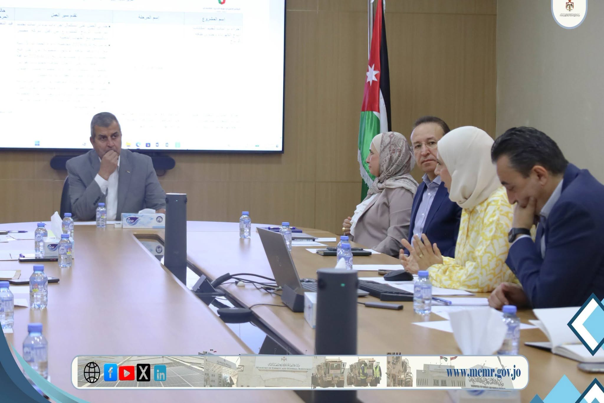"الخرابشة" يتابع مشاريع رؤية التحديث الاقتصادي في قطاعي الطاقة والتعدين