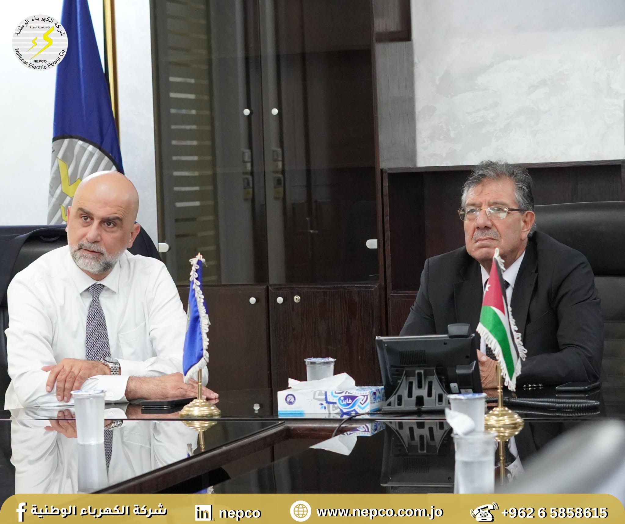 الكهرباء الوطنية تستعرض تقدم مشاريعها وخططها المستقبلية